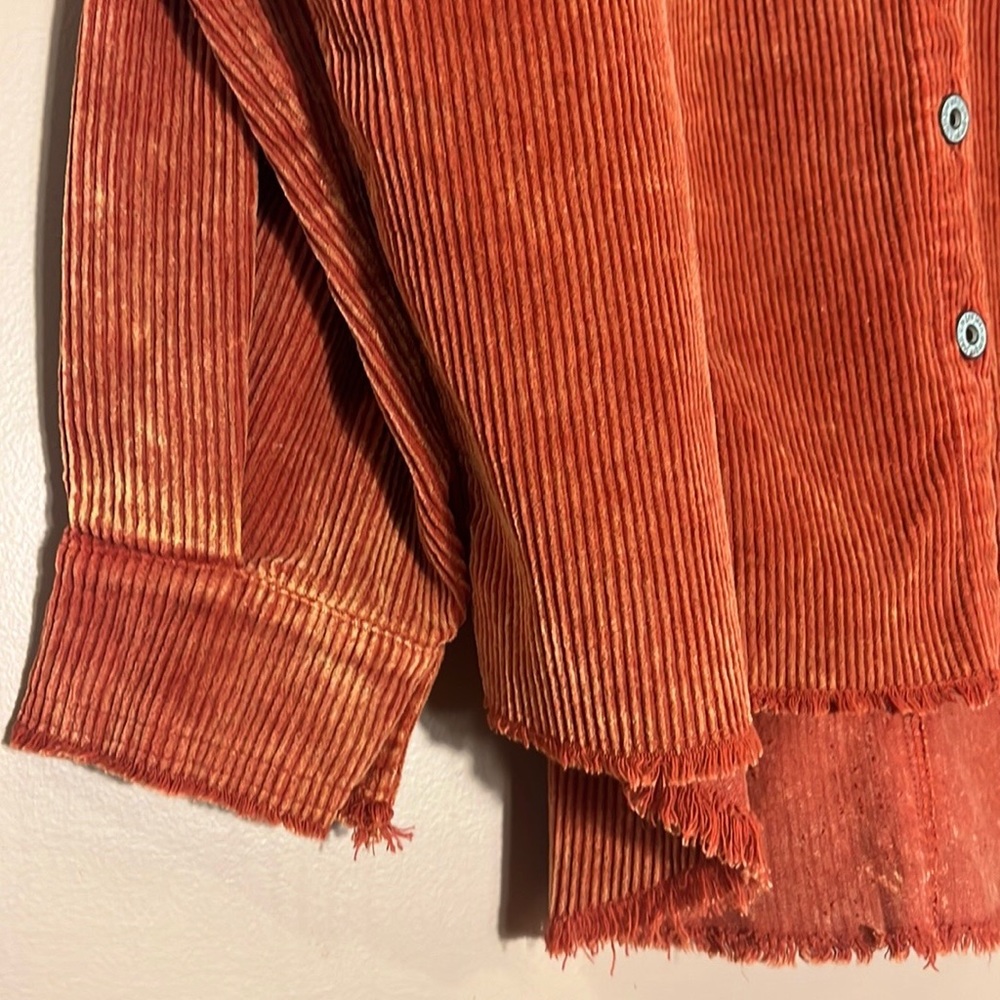 Umgee Corduroy Acid Wash Jacket - Picture 5 of 9